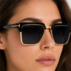 Kendell Flat-Top Browline Shades - Graphite - flat-top frames - Eric Muller - Image 4