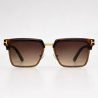 Kendell Flat-Top Browline Shades - Tortoise - sunglasses - Eric Muller - Image 2