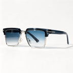 Kendell Flat-Top Browline Shades - Slate - Sunglasses - Eric Muller - Image 1
