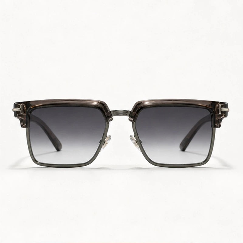 Kendell Flat-Top Browline Shades - Smoke - sunglasses - Eric Muller - Image 2