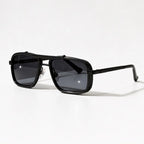 Kingsley Square Aviator Shades - Graphite - Men's Accessories > Sunglasses > Square Aviator Sunglasses - Eric Muller - Image 1