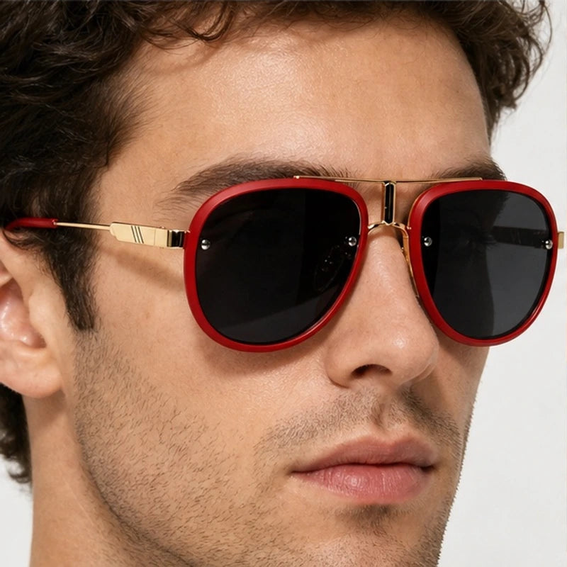 Lavanta Aviator Shades - Deep Crimson - shades - Eric Muller - Image 3