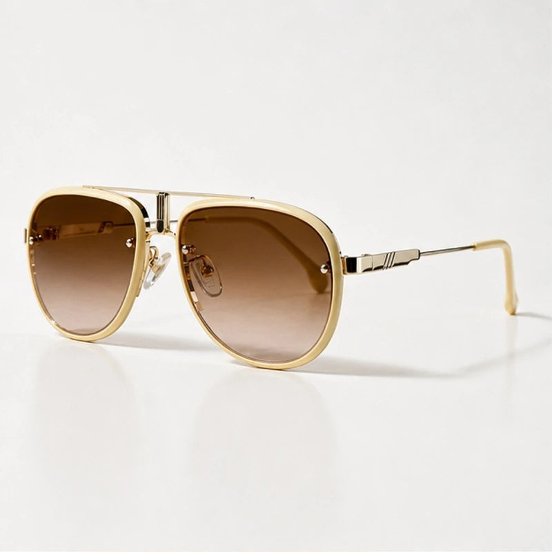 Lavanta Aviator Shades - Golden Champagne - Sunglasses - Eric Muller - Image 1