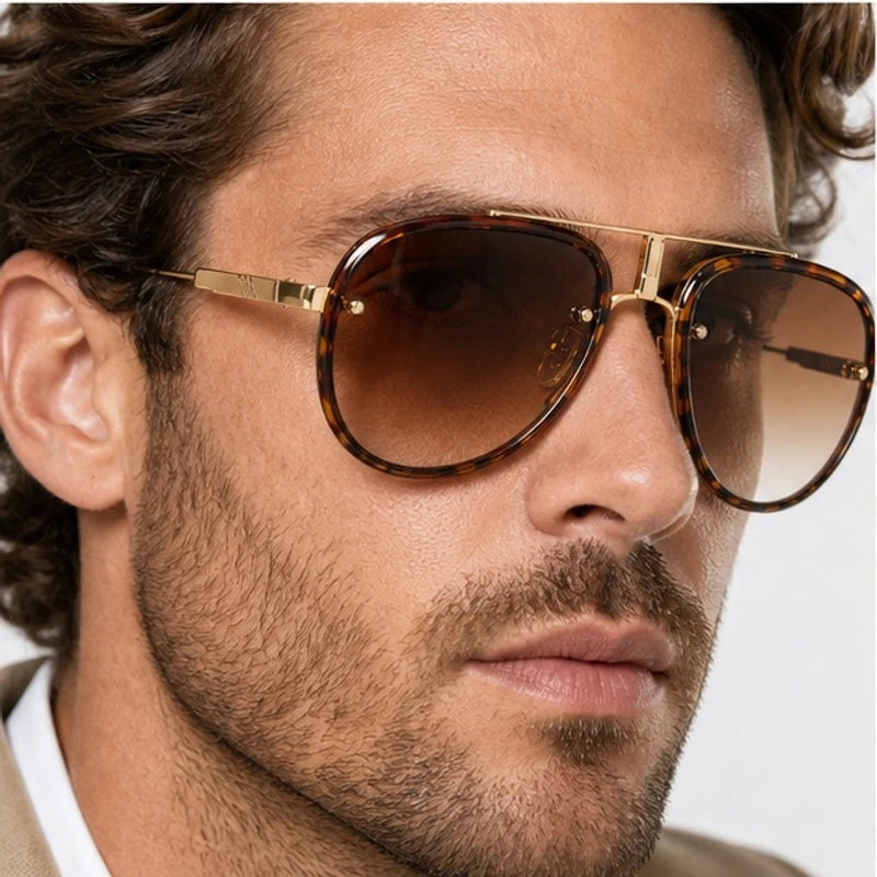 Lavanta Aviator Shades - Amber Havana - shades - Eric Muller - Image 3
