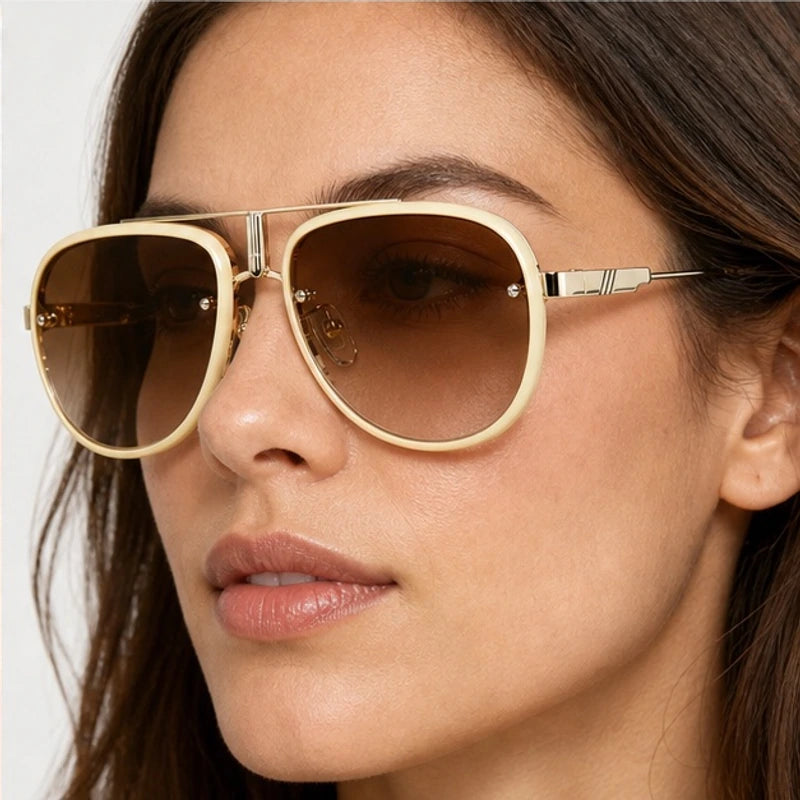 Lavanta Aviator Shades - Golden Champagne - shades - Eric Muller - Image 3