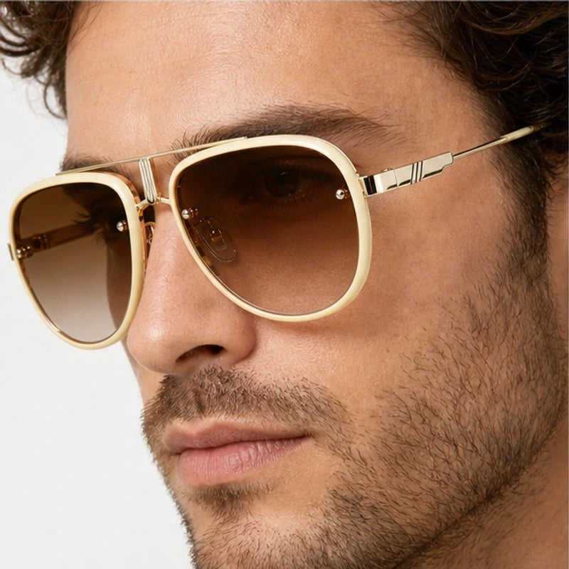 Lavanta Aviator Shades - Golden Champagne - sunglasses - Eric Muller - Image 4
