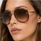 Lavanta Aviator Shades - Amber Havana - sunglasses - Eric Muller - Image 4