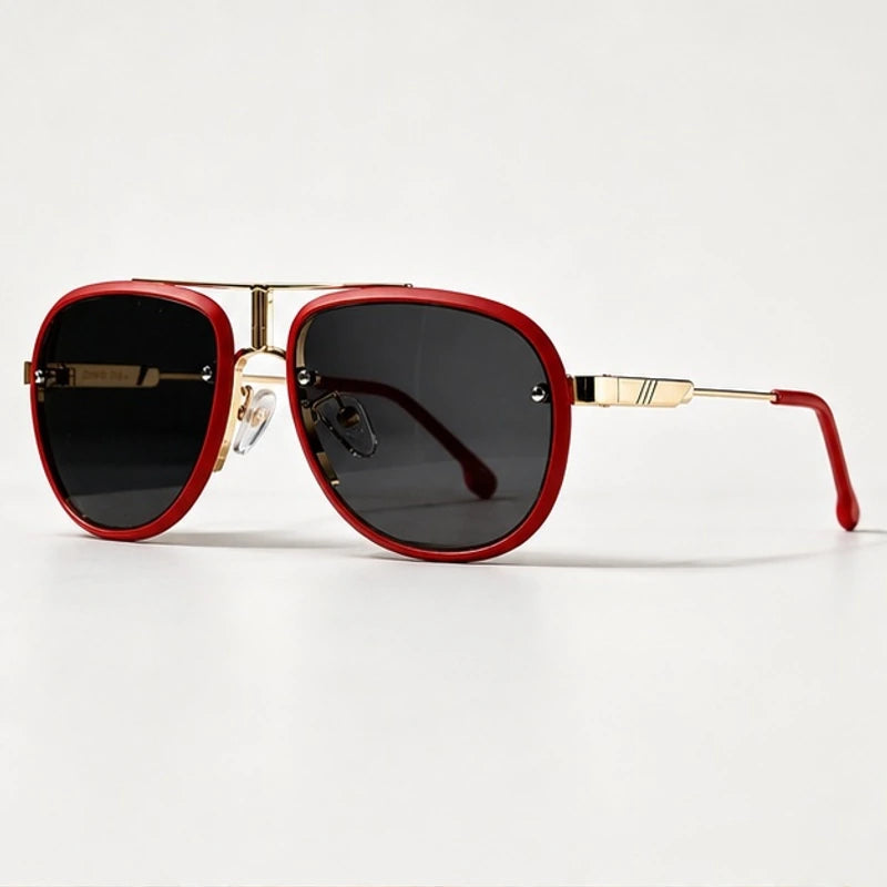 Lavanta Aviator Shades - Deep Crimson - Sunglasses - Eric Muller - Image 1