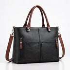Leona Women's Zip-Pocket Shoulder Bag - Black - Women's Accessories > Bags > Shoulder Bags - Eric Muller - Image 1