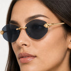 Liora Rimless Shades - Smoke - rimless sunglasses - Eric Muller - Image 3