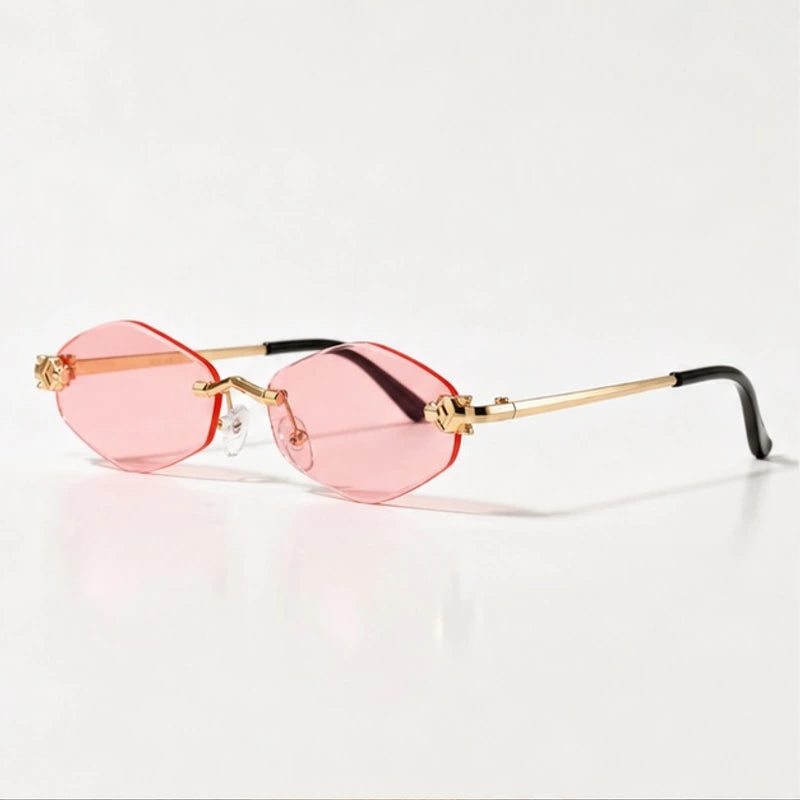 Liora Rimless Shades - Blush - Sunglasses - Eric Muller - Image 1