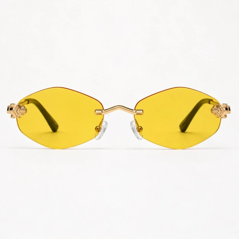 Liora Rimless Shades - Citrine - sunglasses - Eric Muller - Image 2