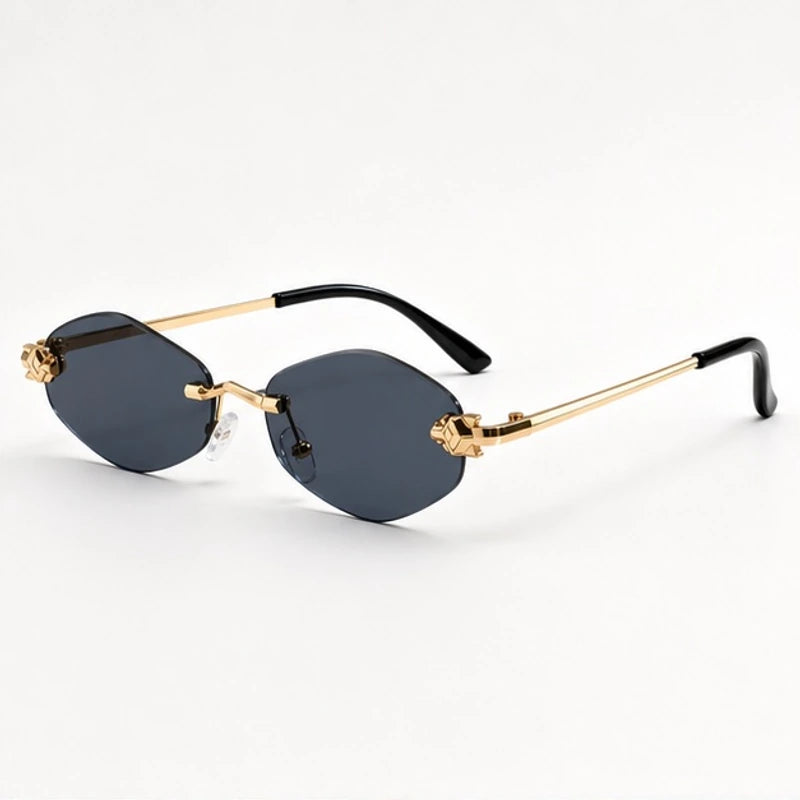 Liora Rimless Shades - Smoke - Sunglasses - Eric Muller - Image 1