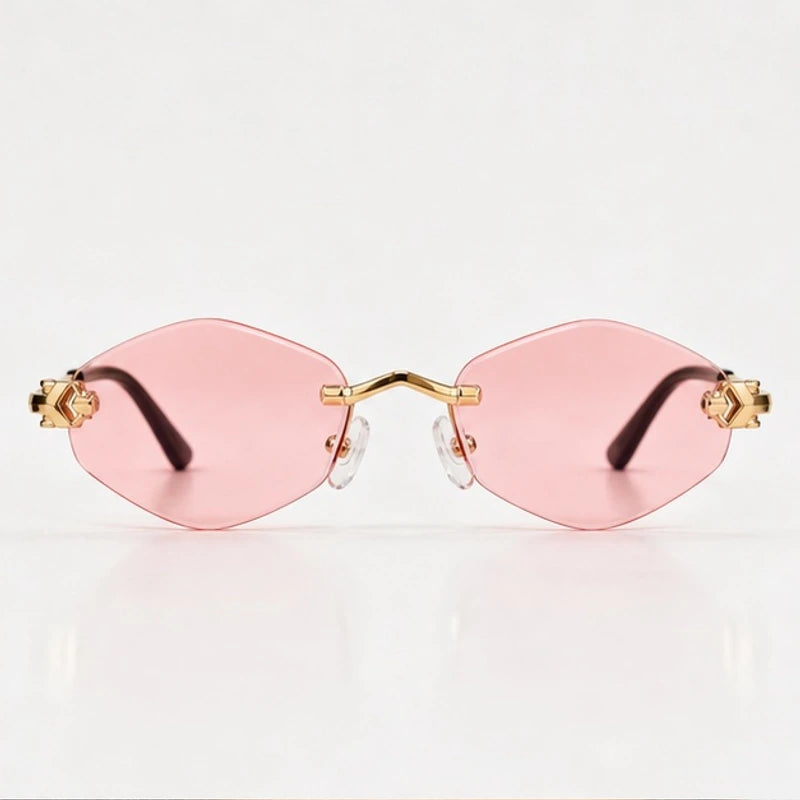 Liora Rimless Shades - Blush - sunglasses - Eric Muller - Image 2