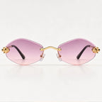 Liora Rimless Shades - Mauve - sunglasses - Eric Muller - Image 2