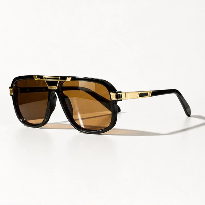 Lombardi Aviator Shades - Amber Gold - Sunglasses - Eric Muller - Image 1