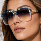 Lombardi Aviator Shades - Aegean Fade - square frame - Eric Muller - Image 4