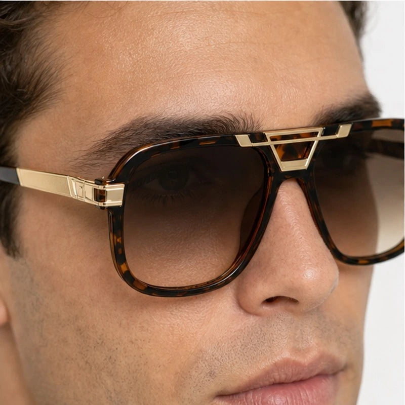 Lombardi Aviator Shades - Tortoise Gold - aviator sunglasses - Eric Muller - Image 3