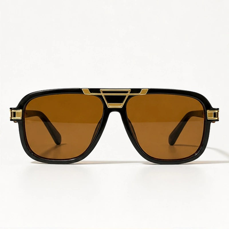 Lombardi Aviator Shades - Amber Gold - sunglasses - Eric Muller - Image 2