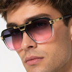 Lombardi Aviator Shades - Blush Gold - aviator sunglasses - Eric Muller - Image 3