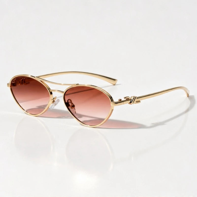 Lombardo Teardrop Oval Shades - Blush - Sunglasses - Eric Muller - Image 1