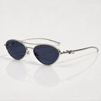Lombardo Teardrop Oval Shades - Marine - Sunglasses - Eric Muller - Image 1