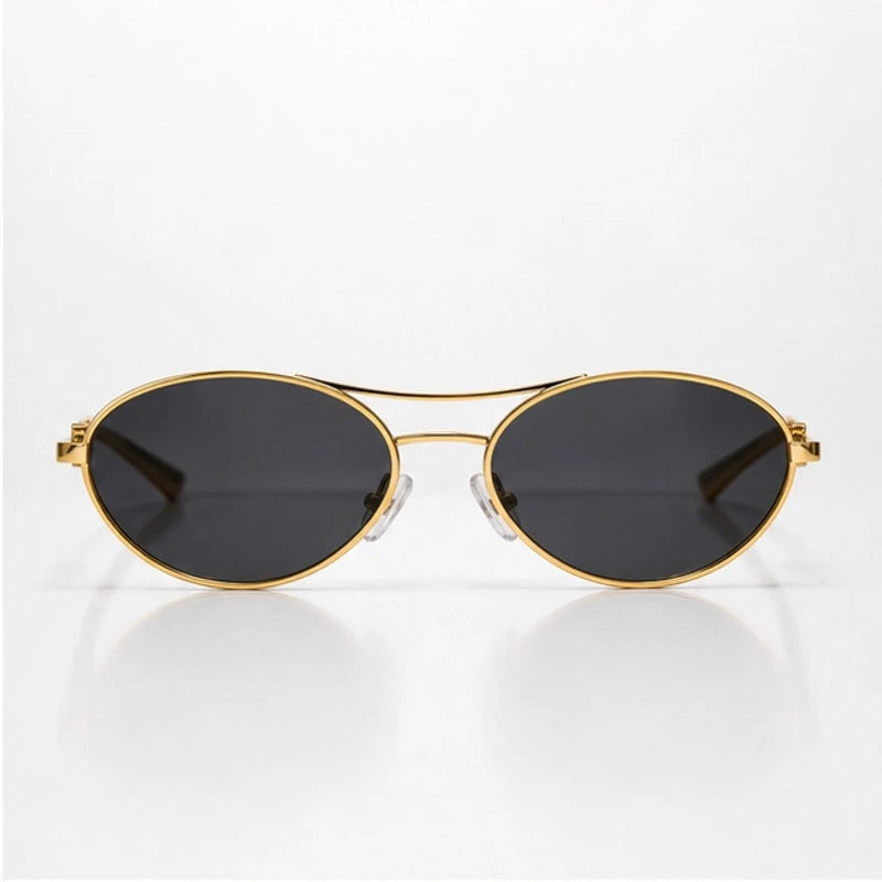 Lombardo Teardrop Oval Shades - Onyx - sunglasses - Eric Muller - Image 2