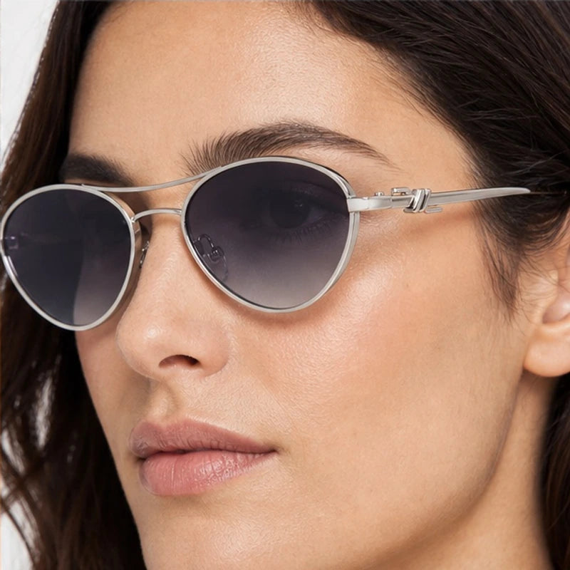 Lombardo Teardrop Oval Shades - Dusk - browline sunglasses - Eric Muller - Image 3