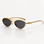 Lombardo Teardrop Oval Shades - Onyx - Sunglasses - Eric Muller - Image 1