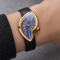 Lorcette Women's Surrealist Quartz Watch - Black Blue - Accessories > Watches > Rhombus-Dial Watches - Eric Muller - Image 1