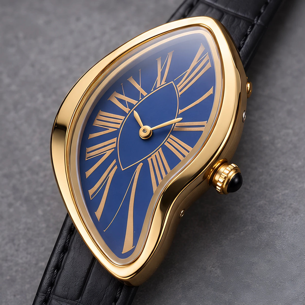 Lorcette Women's Surrealist Quartz Watch - Black Blue - female - Eric Muller - Image 3