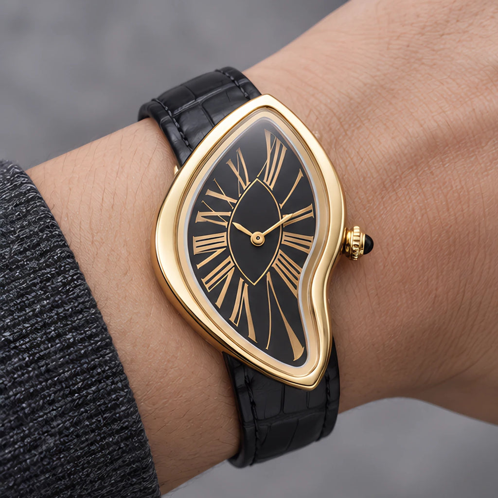 Lorcette Women's Surrealist Quartz Watch - Black - Accessories > Watches > Rhombus-Dial Watches - Eric Muller - Image 1