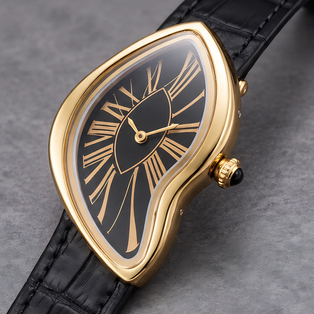 Lorcette Women's Surrealist Quartz Watch - Black - female - Eric Muller - Image 3
