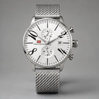 Loxford Men's Chronograph Watch 45mm - Silver - Men's Accessories > Watches > Chronograph Watches - Eric Muller - Image 2
