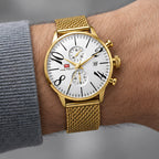 Loxford Men's Chronograph Watch 45mm - Golden - male - Eric Muller - Image 3