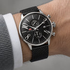 Loxford Men's Chronograph Watch 45mm - Charcoal - male - Eric Muller - Image 3