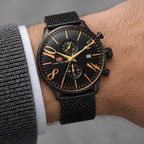 Loxford Men's Chronograph Watch 45mm - Charcoal Orange - male - Eric Muller - Image 3