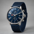 Loxford Men's Chronograph Watch 45mm - Royal Blue - Men's Accessories > Watches > Chronograph Watches - Eric Muller - Image 1