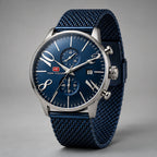 Loxford Men's Chronograph Watch 45mm - Royal Blue - Men's Accessories > Watches > Chronograph Watches - Eric Muller - Image 1