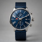 Loxford Men's Chronograph Watch 45mm - Royal Blue - Men's Accessories > Watches > Chronograph Watches - Eric Muller - Image 2