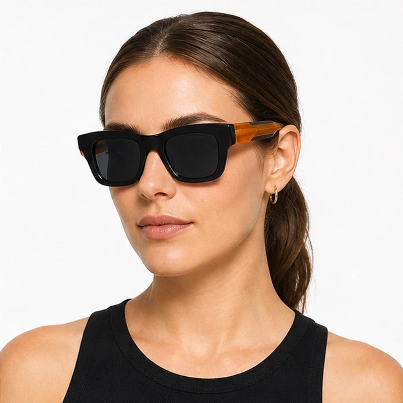 Luca Moss Shades - Orange - two-tone frame - Eric Muller - Image 4