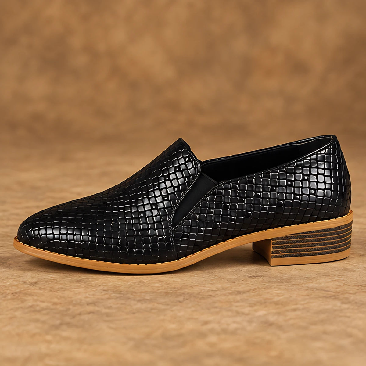 Maelle Women's Woven Slip-On Loafers - Black - Shoes - Eric Muller - Image 3