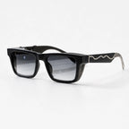 Marcell Rectangular Shades - Graphite - Sunglasses - Eric Muller - Image 1