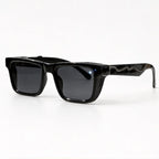 Marcell Rectangular Shades - Onyx - Sunglasses - Eric Muller - Image 1