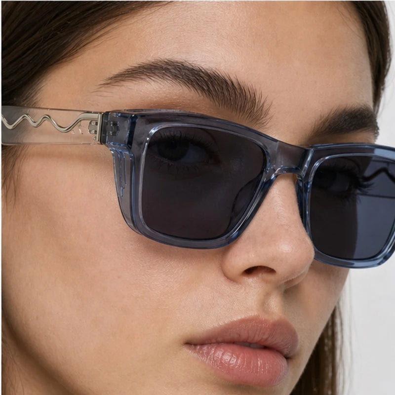 Marcell Rectangular Shades - Glacier - uv400 - Eric Muller - Image 4