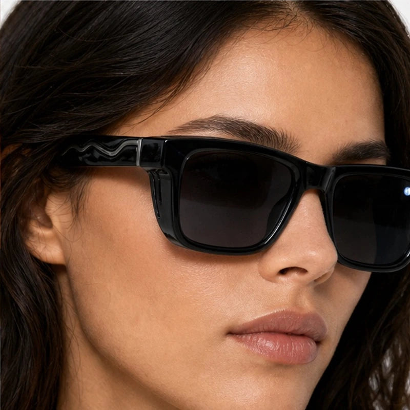 Marcell Rectangular Shades - Onyx - uv400 - Eric Muller - Image 4