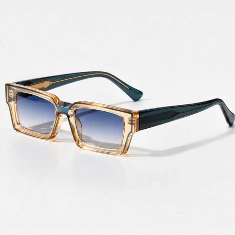 Marco Rectangular Shades - Teal - Sunglasses - Eric Muller - Image 1