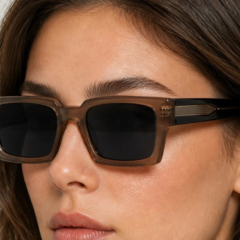 Marco Rectangular Shades - Stone - acetate frame - Eric Muller - Image 4