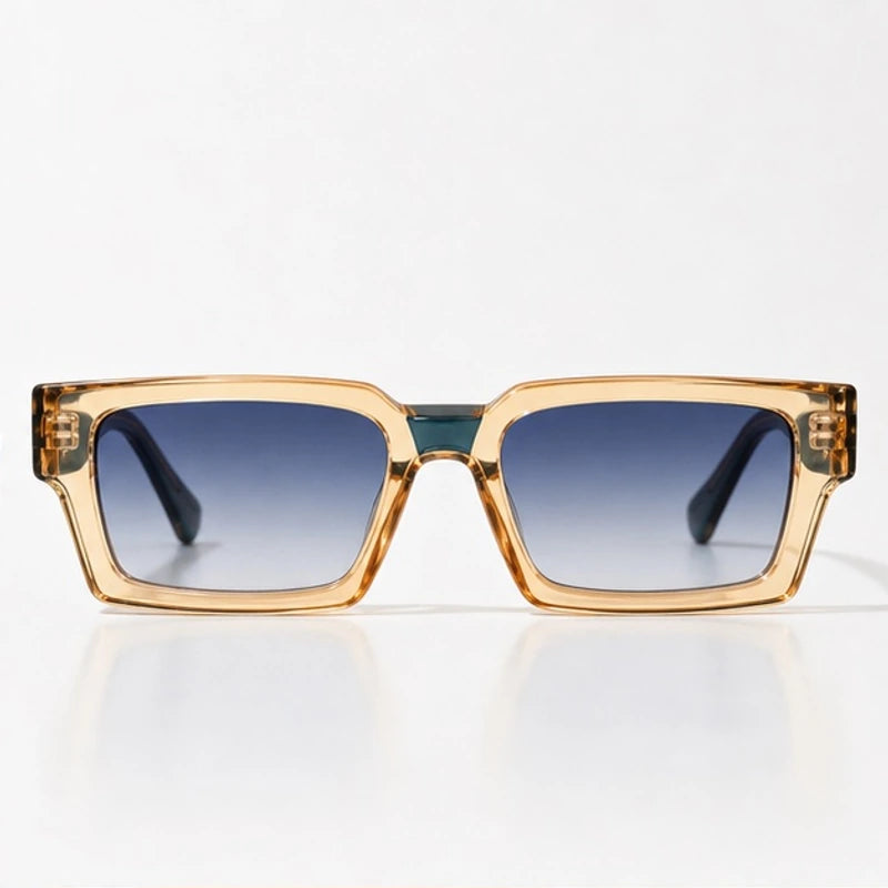 Marco Rectangular Shades - Teal - sunglasses - Eric Muller - Image 2