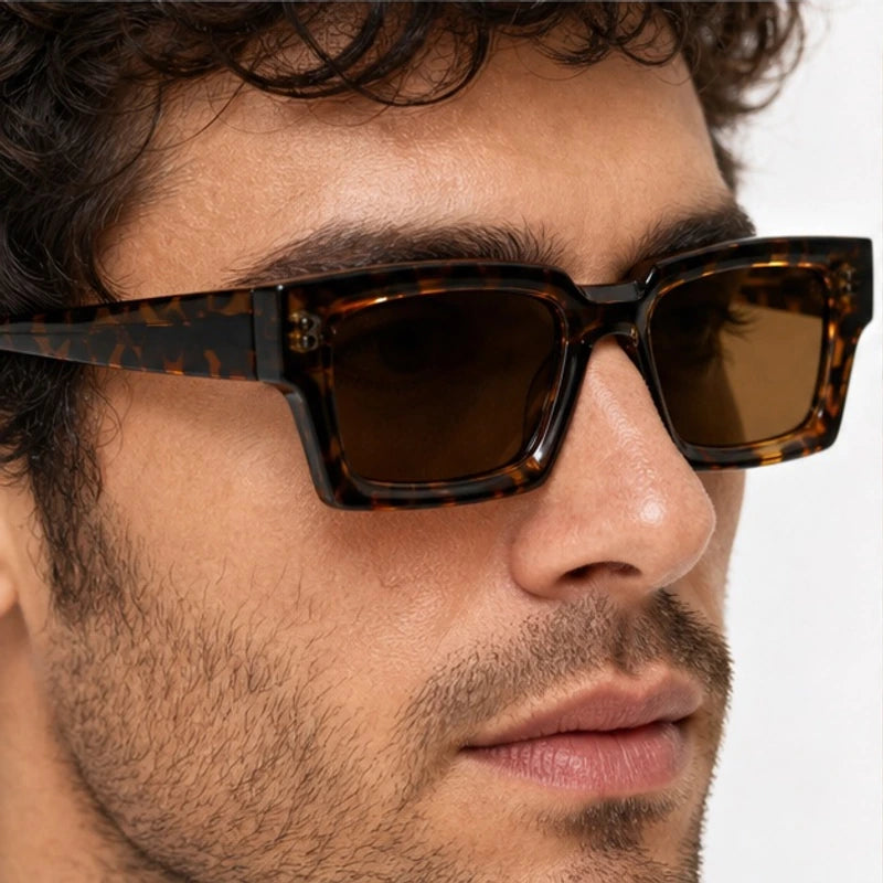 Marco Rectangular Shades - Havana - rectangular sunglasses - Eric Muller - Image 3